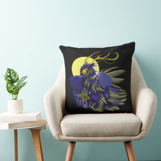 Comet Dark Fantasy Reindeer Holiday Humor  クッション (椅子)