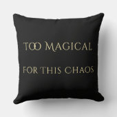 Comet Dark Fantasy Reindeer Holiday Humor  クッション (裏面)