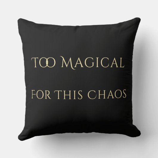 Comet Dark Fantasy Reindeer Holiday Humor  クッション (裏面)