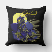 Comet Dark Fantasy Reindeer Holiday Humor  クッション (正面)