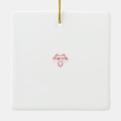 Comet- Dark Fantasy Reindeer Ornament Collection セラミックオーナメント (裏面)