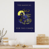 Comet Dark Fantasy Reindeer Poster ポスター (キッチン)