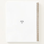 Comet Dark Fantasy Reindeer Spiral Notebook ノートブック (裏面)