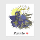 Comet Dark Fantasy Reindeer Vinyl Sticker シール (シート)
