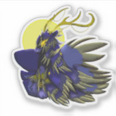 Comet Dark Fantasy Reindeer Vinyl Sticker シール (正面)