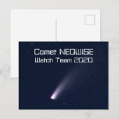 Comet NEOWISE Watch Team 2020 ポストカード (正面/裏面)