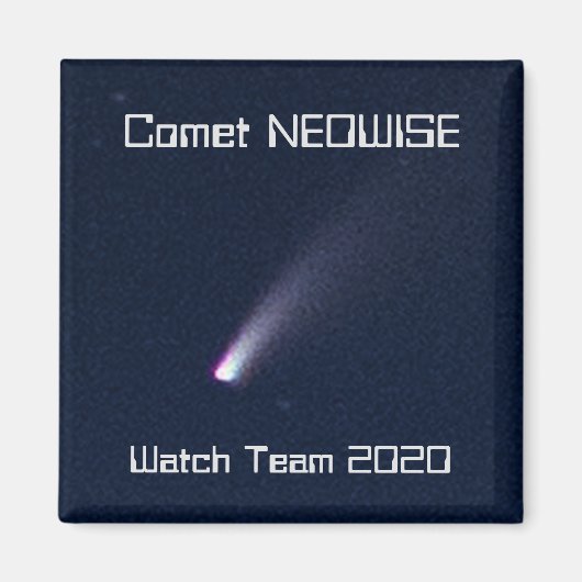 Comet NEOWISE Watch Team 2020 マグネット (正面)