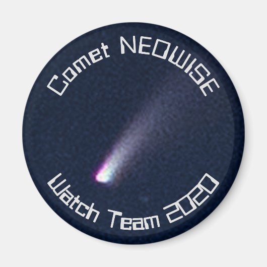 Comet NEOWISE Watch Team 2020 マグネット (正面)