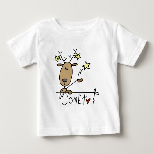 Comet Reindeer Tshirts and Gifts ベビーTシャツ (正面)