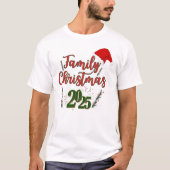 Comfort Colors® ファミリークリスマス Tシャツ (正面)