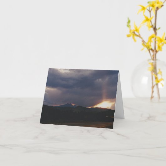 Comfort in the Clouds Greeting Card カード (黄色い花)