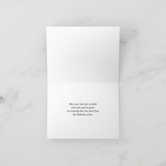 Comfort in the Clouds Greeting Card カード (内部)