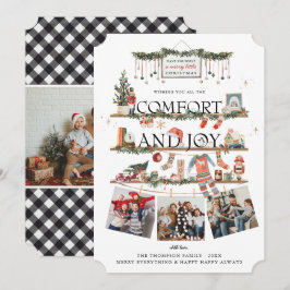 Comfort & Joy | クリスマスのフォトホリデーカード シーズンカード