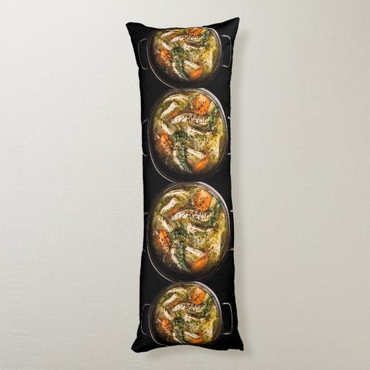 Comfort Kitchen Chicken Soup Body Pillow – Cozy ボディピロー (裏面 (縦))