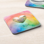 Comfort Remembrance Customizable Pet Sympathy  コースター (左側)