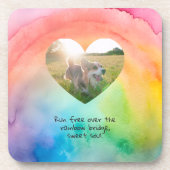Comfort Remembrance Customizable Pet Sympathy  コースター (正面)