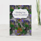 Comfort’s Wishes — Peace & Comfort Sympathy Card カード (正面)