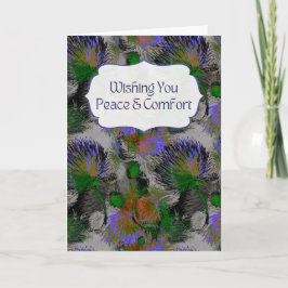 Comfort’s Wishes — Peace & Comfort Sympathy Card カード