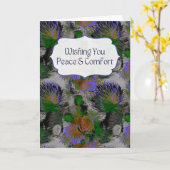 Comfort’s Wishes — Peace & Comfort Sympathy Card カード (黄色い花)