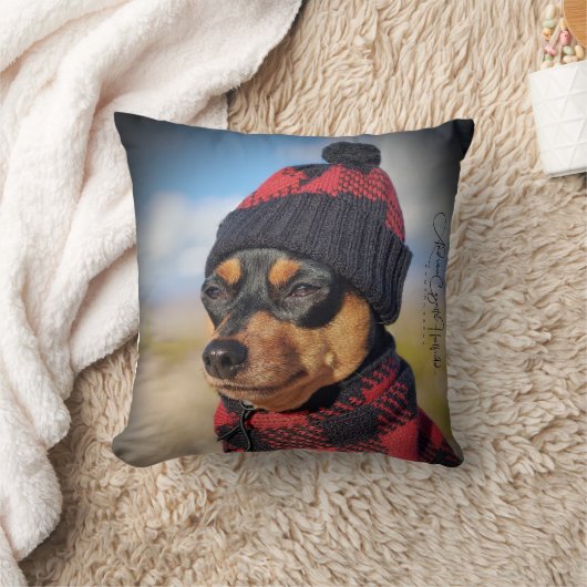 Comfort with Myles クッション (ブランケット)