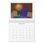 Comfortable Chairs Calendar カレンダー (1月 2026)