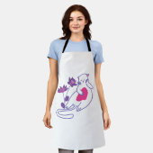 Comfortable & custom design cooking apron for both エプロン (着用した状態)