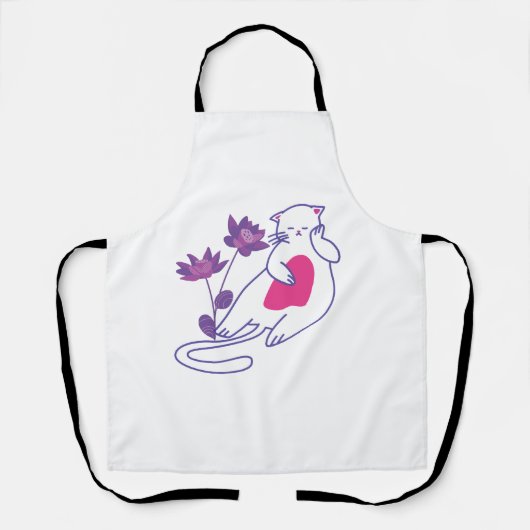 Comfortable & custom design cooking apron for both エプロン (正面)