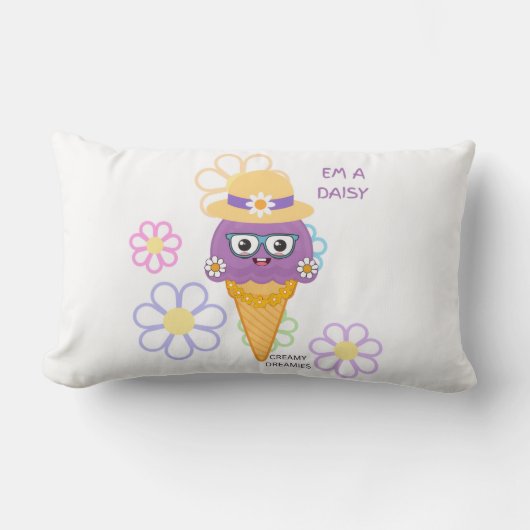 Comfortable kids PILLOW gift ランバークッション (正面)