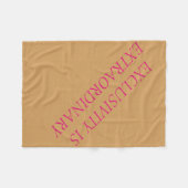 ComfortableFleece毛布 フリースブランケット (正面(横))