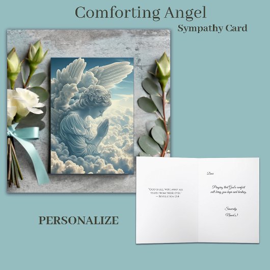 Comforting Angel Sympathy カード