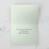 Comforting Heartfelt Sympathy カード (内部)