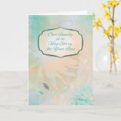 Comfort's Flight Butterflies Sympathy Card カード (黄色い花)