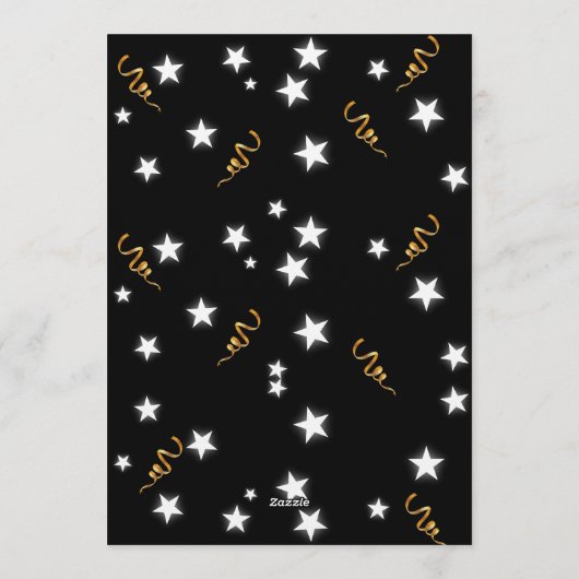 Comfy and Cozy New Year's Eve Party Invitation 招待状 (裏面)