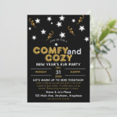 Comfy and Cozy New Year's Eve Party Invitation 招待状 (スタンド正面)