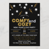 Comfy and Cozy New Year's Eve Party Invitation 招待状 (正面)