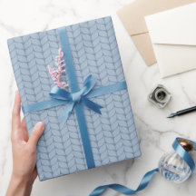 Comfy Cozy Knit Sweater Wrapping Paper - ブルー