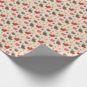 Comfy Cozy Winter Holiday Wrapping Paper - Classic ラッピングペーパー (角)