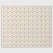 Comfy Cozy Winter Holiday Wrapping Paper - Pastel ラッピングペーパー (フラット)