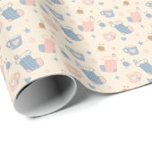 Comfy Cozy Winter Holiday Wrapping Paper - Pastel ラッピングペーパー (ロールコーナー)