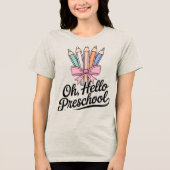 Comfy Women's新学期シャツ トライブレンドＴシャツ (正面)