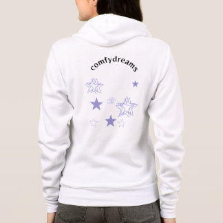 comfydreams sweatshirt/フード付きスウェットシャツスターデザイン パーカ