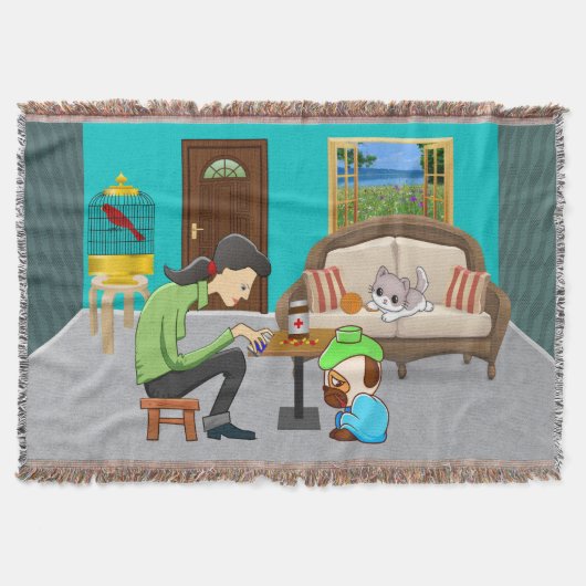 ComfyPaws スローブランケット (正面)