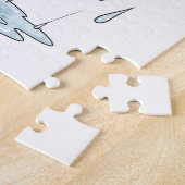 Comic Bird Rainy Day Duty ジグソーパズル (側面)