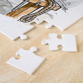 Comic Bird Shipyard Worker ジグソーパズル (側面)