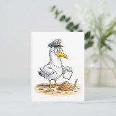 Comic Bird Worm Inspector ポストカード (スタンド正面)