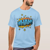 Comic Book Art Wham Bubble Tシャツ (正面)