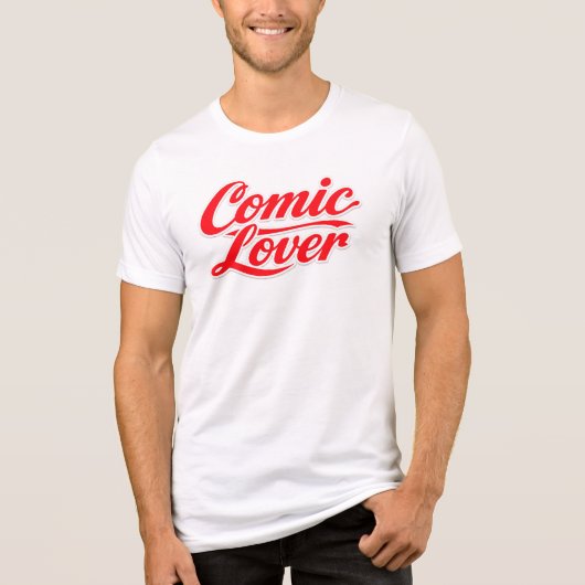 Comic Book Lover Bold Design 4 トライブレンドＴシャツ (正面)