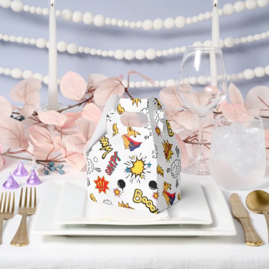 Comic Book Pattern フェイバーボックス (ウェディング)