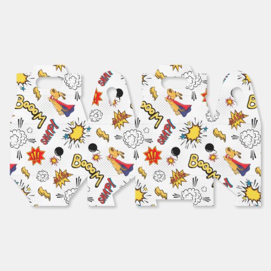 Comic Book Pattern フェイバーボックス (見開き)