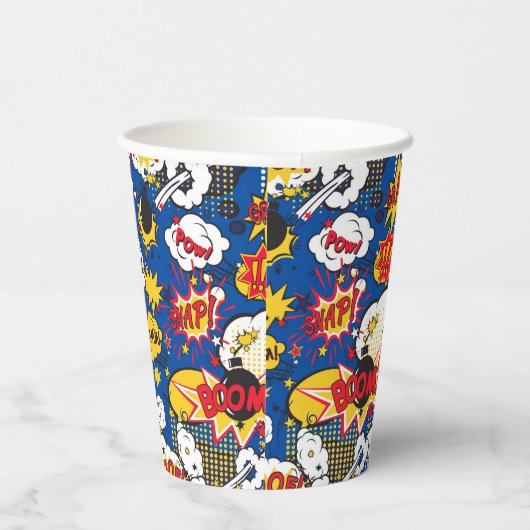 Comic Book Pattern  紙コップ (右)